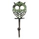 Antique Green Owl Wall Brass Decorative Hook